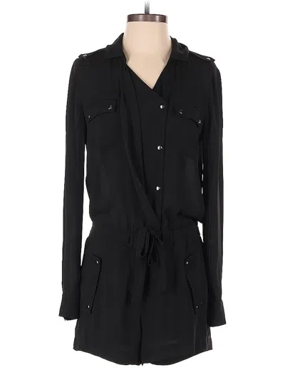 Pre-owned Bcbgmaxazria Romper In Black