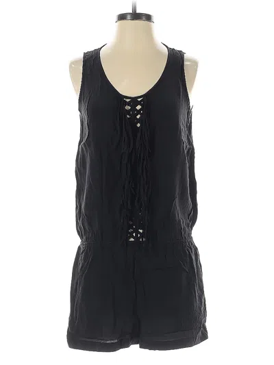 Pre-owned Bcbgmaxazria Romper In Black