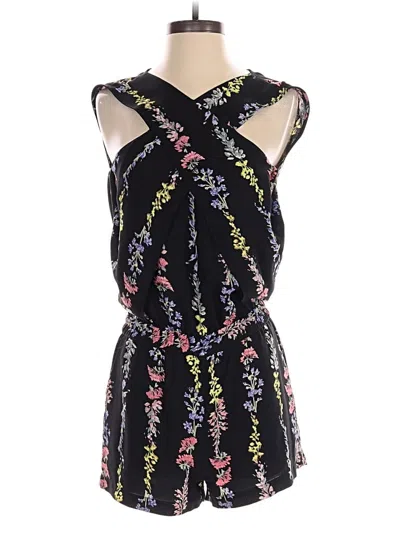 Pre-owned Bcbgmaxazria Romper In Black