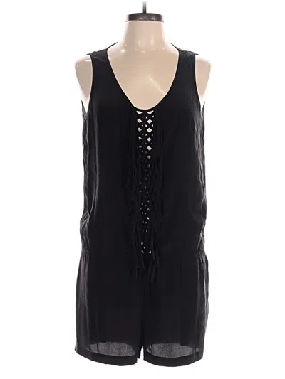 Pre-owned Bcbgmaxazria Romper In Black