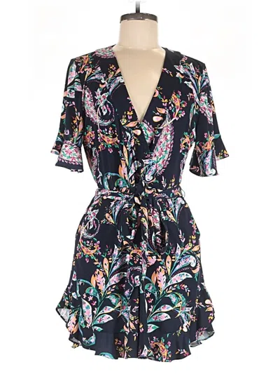 Pre-owned Bcbgmaxazria Romper In Black