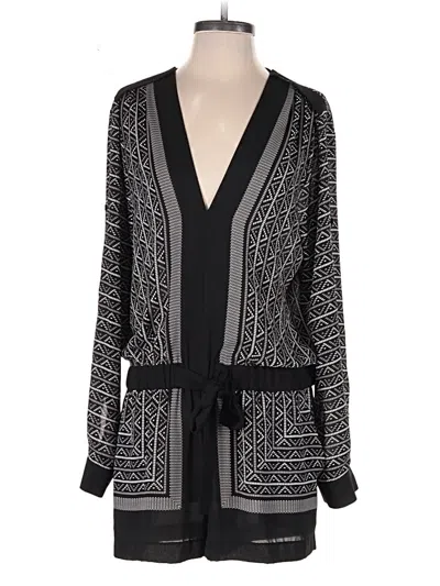 Pre-owned Bcbgmaxazria Romper In Black