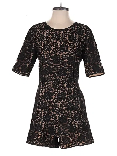Pre-owned Bcbgmaxazria Romper In Black