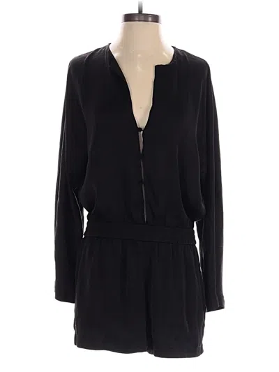 Pre-owned Bcbgmaxazria Romper In Black