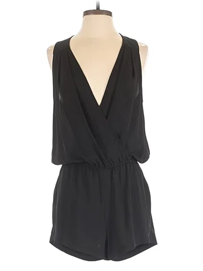Pre-owned Bcbgmaxazria Romper In Black
