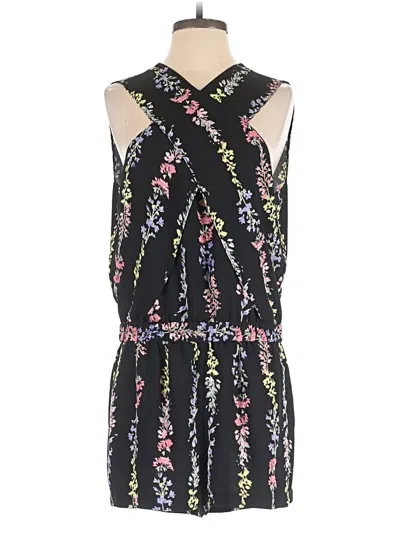Pre-owned Bcbgmaxazria Romper In Black