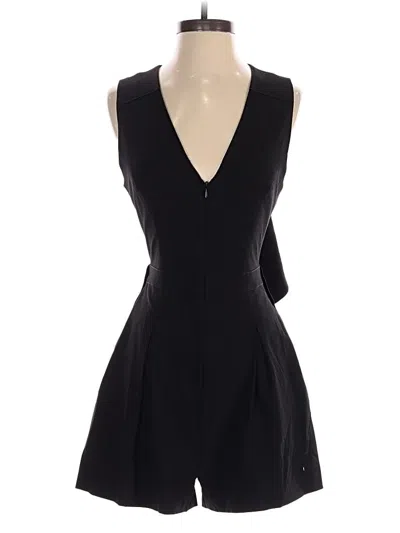 Pre-owned Bcbgmaxazria Romper In Black
