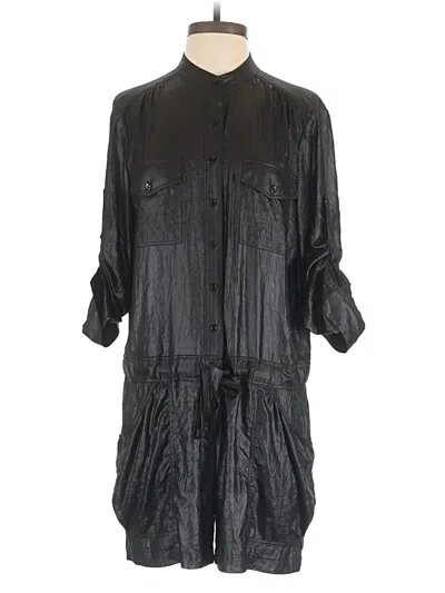 Pre-owned Bcbgmaxazria Romper In Black