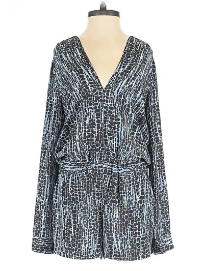 Pre-owned Bcbgmaxazria Romper In Blue