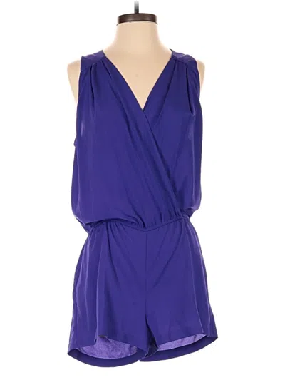 Pre-owned Bcbgmaxazria Romper In Blue