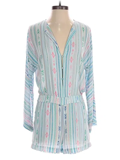 Pre-owned Bcbgmaxazria Romper In Blue