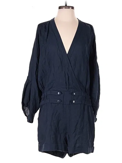 Pre-owned Bcbgmaxazria Romper In Blue