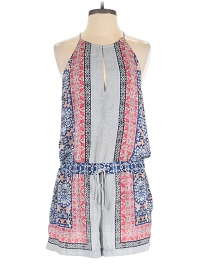 Pre-owned Bcbgmaxazria Romper In Blue