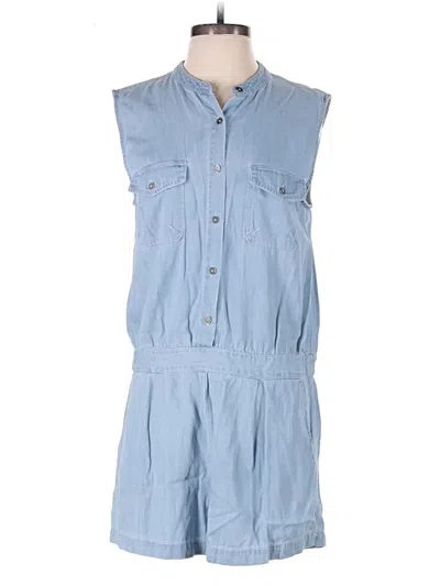 Pre-owned Bcbgmaxazria Romper In Blue