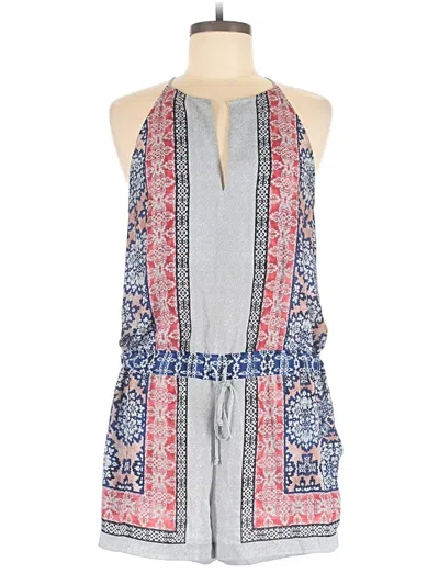 Pre-owned Bcbgmaxazria Romper In Blue