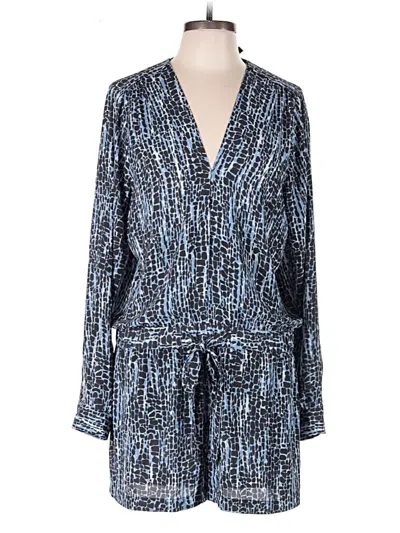 Pre-owned Bcbgmaxazria Romper In Blue