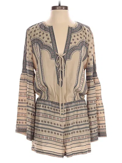 Pre-owned Bcbgmaxazria Romper In Brown