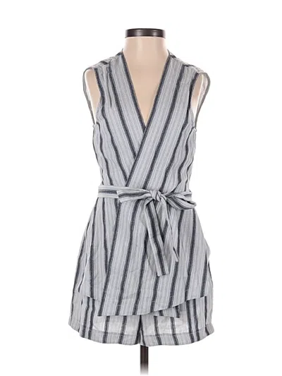 Pre-owned Bcbgmaxazria Romper In Gray