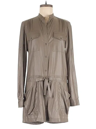 Pre-owned Bcbgmaxazria Romper In Gray