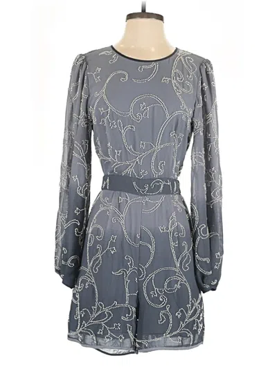 Pre-owned Bcbgmaxazria Romper In Gray