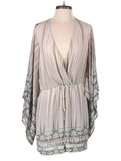 Pre-owned Bcbgmaxazria Romper In Gray