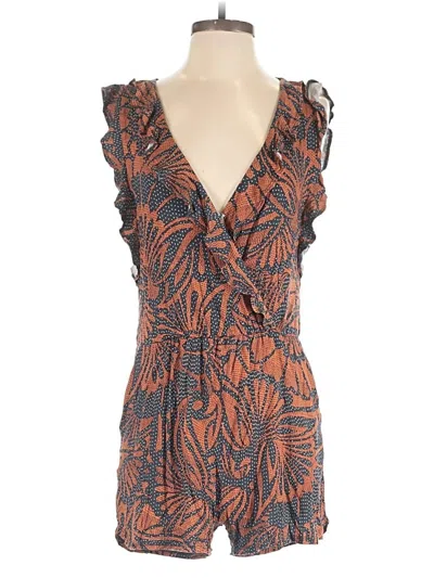 Pre-owned Bcbgmaxazria Romper In Orange