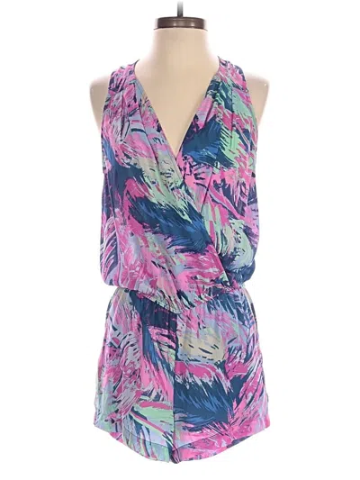Pre-owned Bcbgmaxazria Romper In Purple