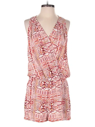 Pre-owned Bcbgmaxazria Romper In Red