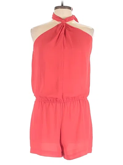 Pre-owned Bcbgmaxazria Romper In Red