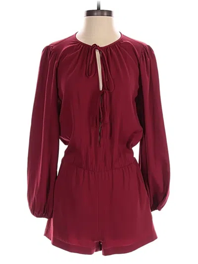 Pre-owned Bcbgmaxazria Romper In Red