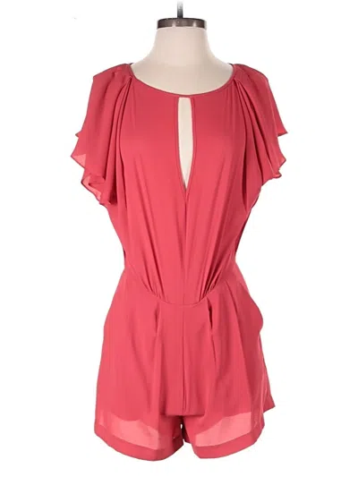 Pre-owned Bcbgmaxazria Romper In Red
