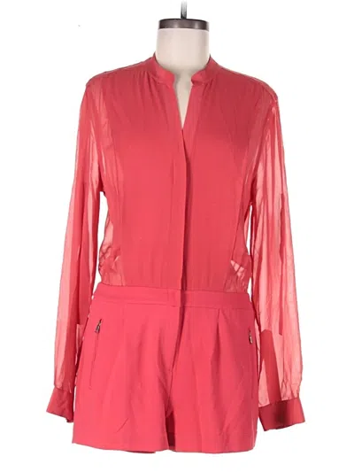 Pre-owned Bcbgmaxazria Romper In Red