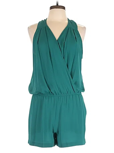 Pre-owned Bcbgmaxazria Romper In Teal