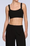 Bcbgmaxazria Ruby Crop Top In Black