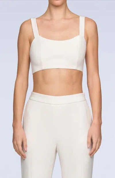 Bcbgmaxazria Ruby Crop Top In White