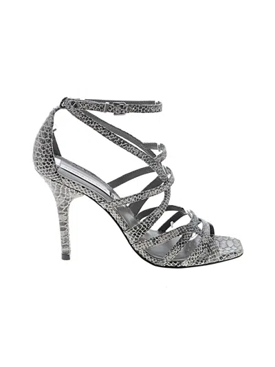 Pre-owned Bcbgmaxazria Sandals In Gray