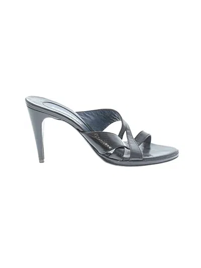 Pre-owned Bcbgmaxazria Sandals In Gray