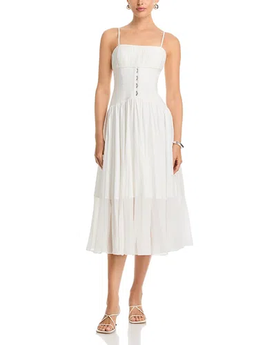 Bcbgmaxazria Sara Dress In White