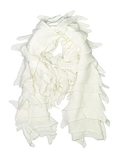 Pre-owned Bcbgmaxazria Scarf In Ivory