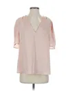 Bcbgmaxazria Short Sleeve Blouse In Pink