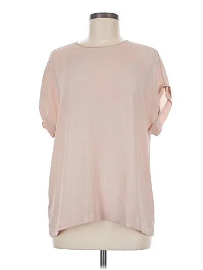 Pre-owned Bcbgmaxazria Short Sleeve Blouse In Pink