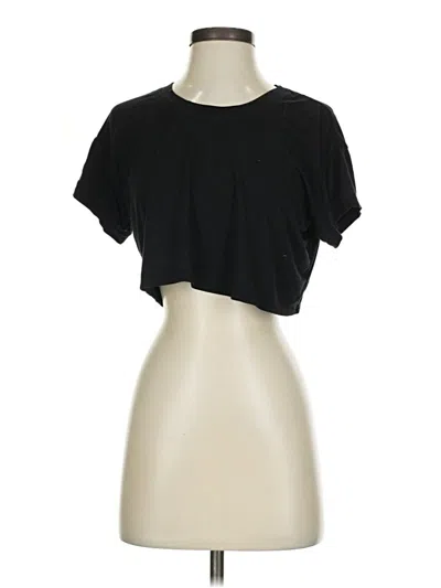 Pre-owned Bcbgmaxazria Short Sleeve T-shirt In Black