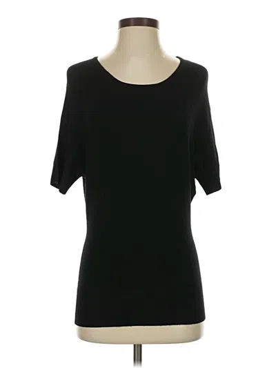 Pre-owned Bcbgmaxazria Short Sleeve T-shirt In Black