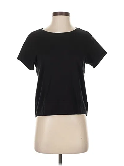 Pre-owned Bcbgmaxazria Short Sleeve T-shirt In Black