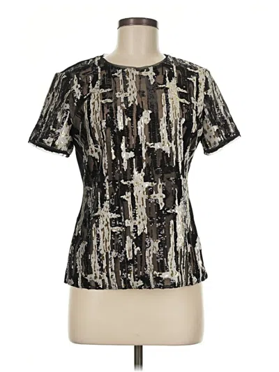 Pre-owned Bcbgmaxazria Short Sleeve T-shirt In Black