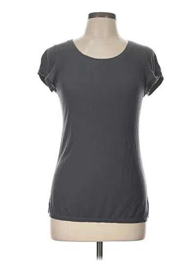 Pre-owned Bcbgmaxazria Short Sleeve T-shirt In Gray
