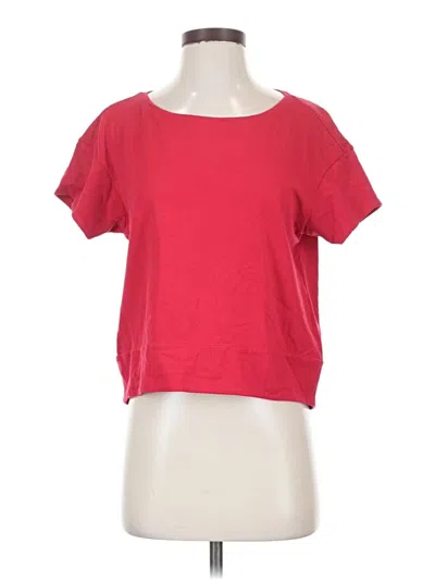 Pre-owned Bcbgmaxazria Short Sleeve T-shirt In Red