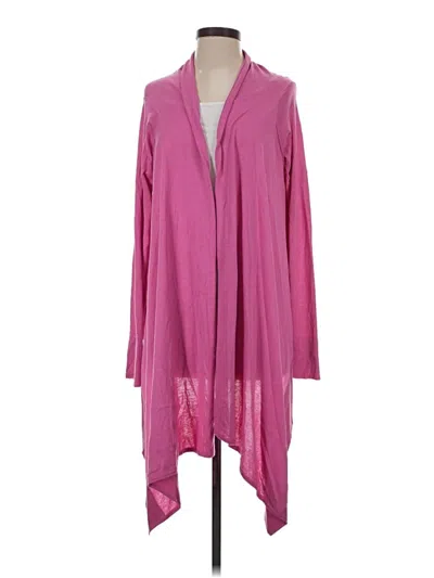 Pre-owned Bcbgmaxazria Silk Cardigan Sweater In Pink