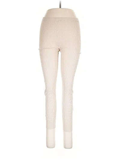 Pre-owned Bcbgmaxazria Silk Pants In Ivory