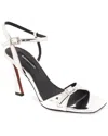 Bcbgmaxazria Skena Leather Heeled Sandal In Black